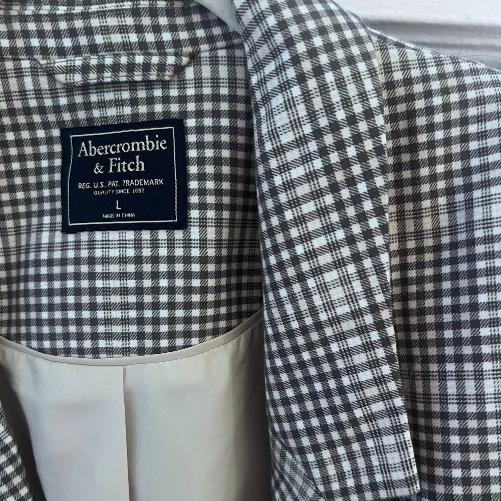 Abercrombie & Fitch Plaid Blazer Size Large